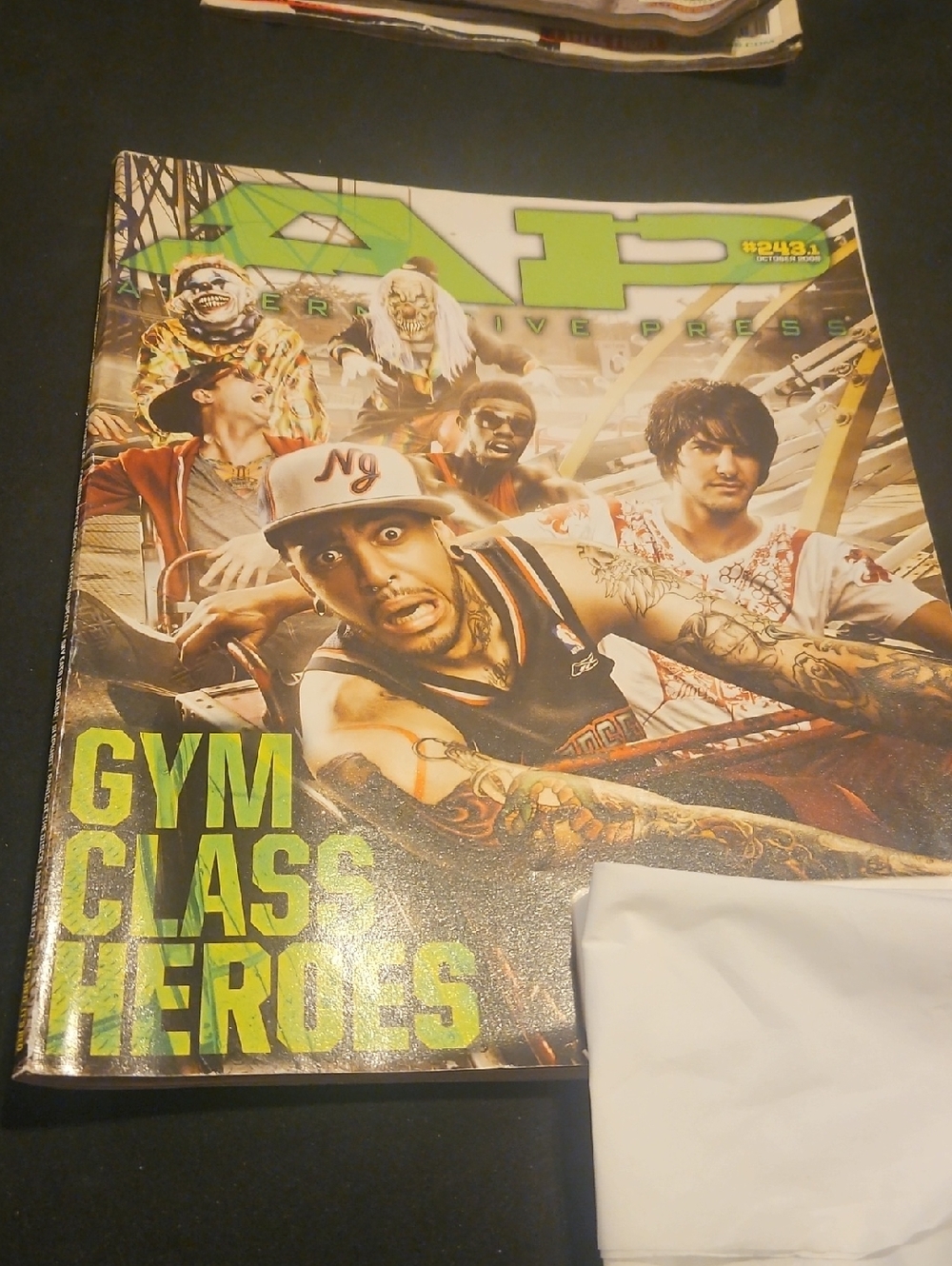 AP Magazine Gym Class Heroes Travie Mccoy Cover. Issue #243 from October 2008